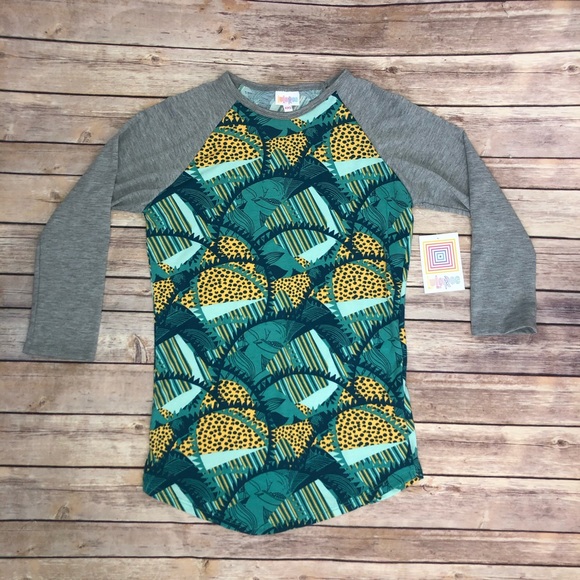 LULAROE || VIBRANT RANDY TOP💚 - Picture 2 of 6